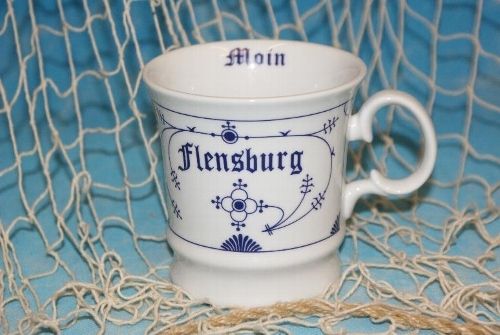 Herrenbecher ,,Indisch Blau", Flensburg, 2er-Set