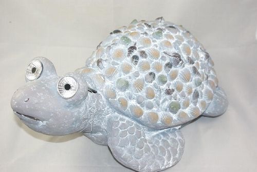 Deko Schildkröte mit Solar